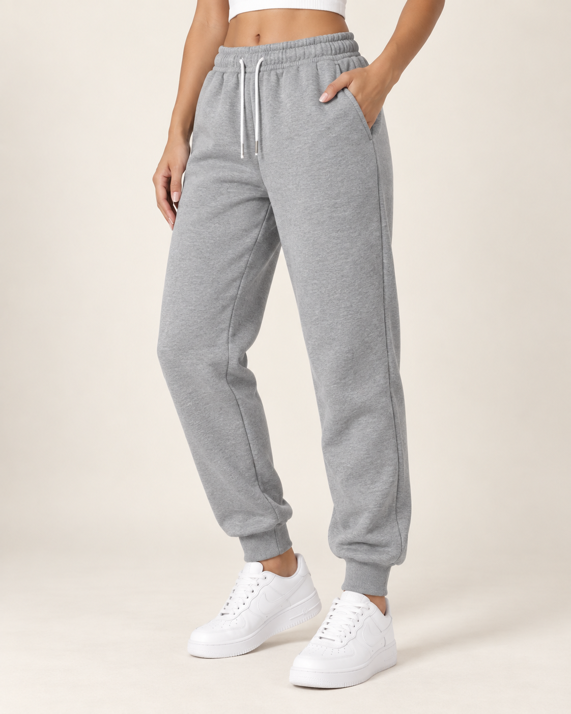 Maren | Fleece-Lined Cuffed Joggers
