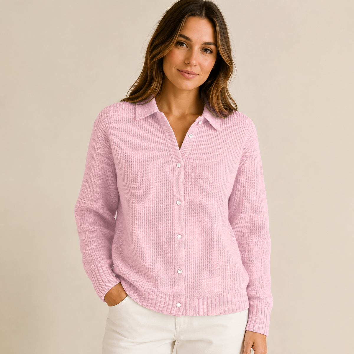 Susan | Longline Button Front Cardigan for Women