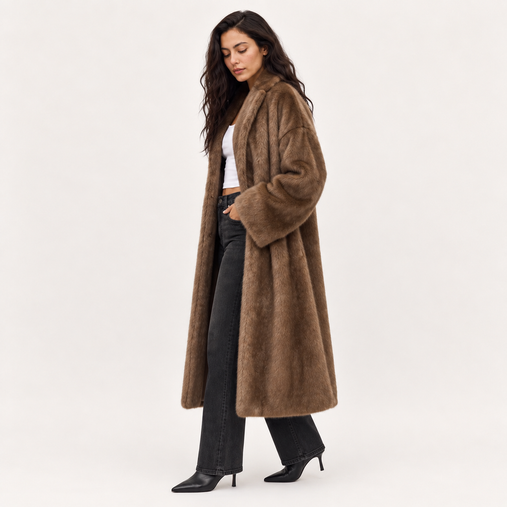 Rosalie | Sophisticated Fur Coat for Women with Luxurious Longline Shape