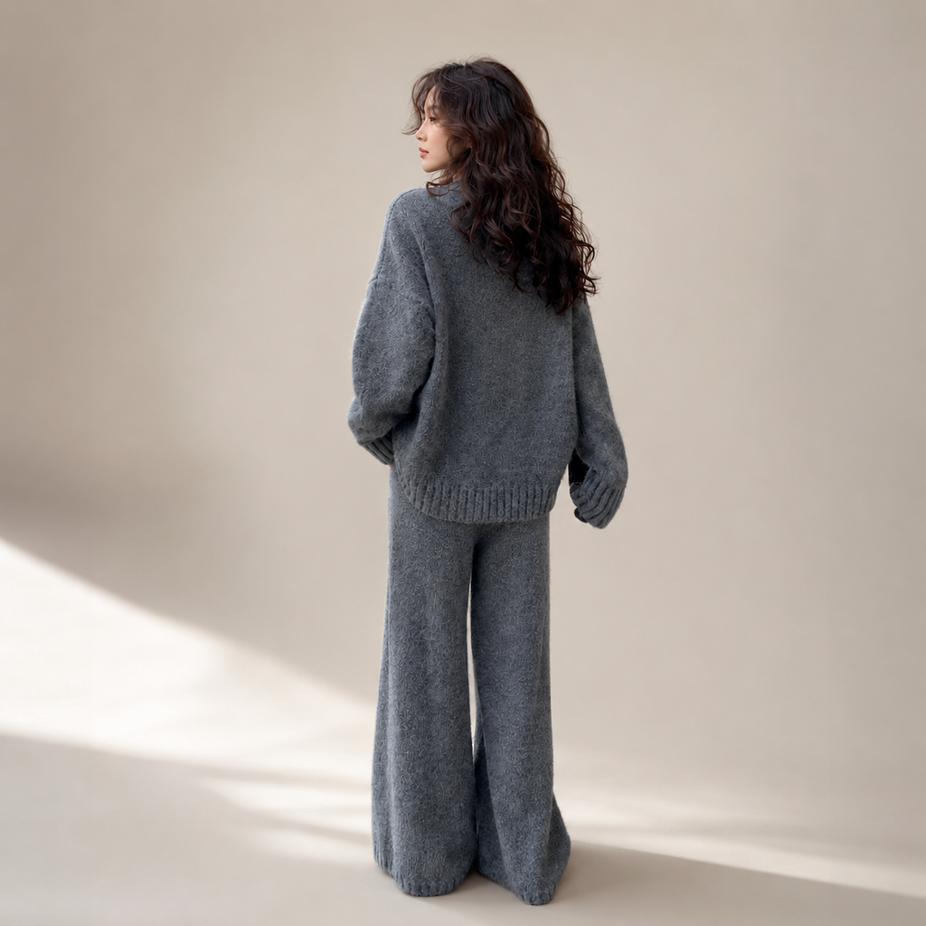 Cassandra | Elegant Knit Two Piece Set for Women