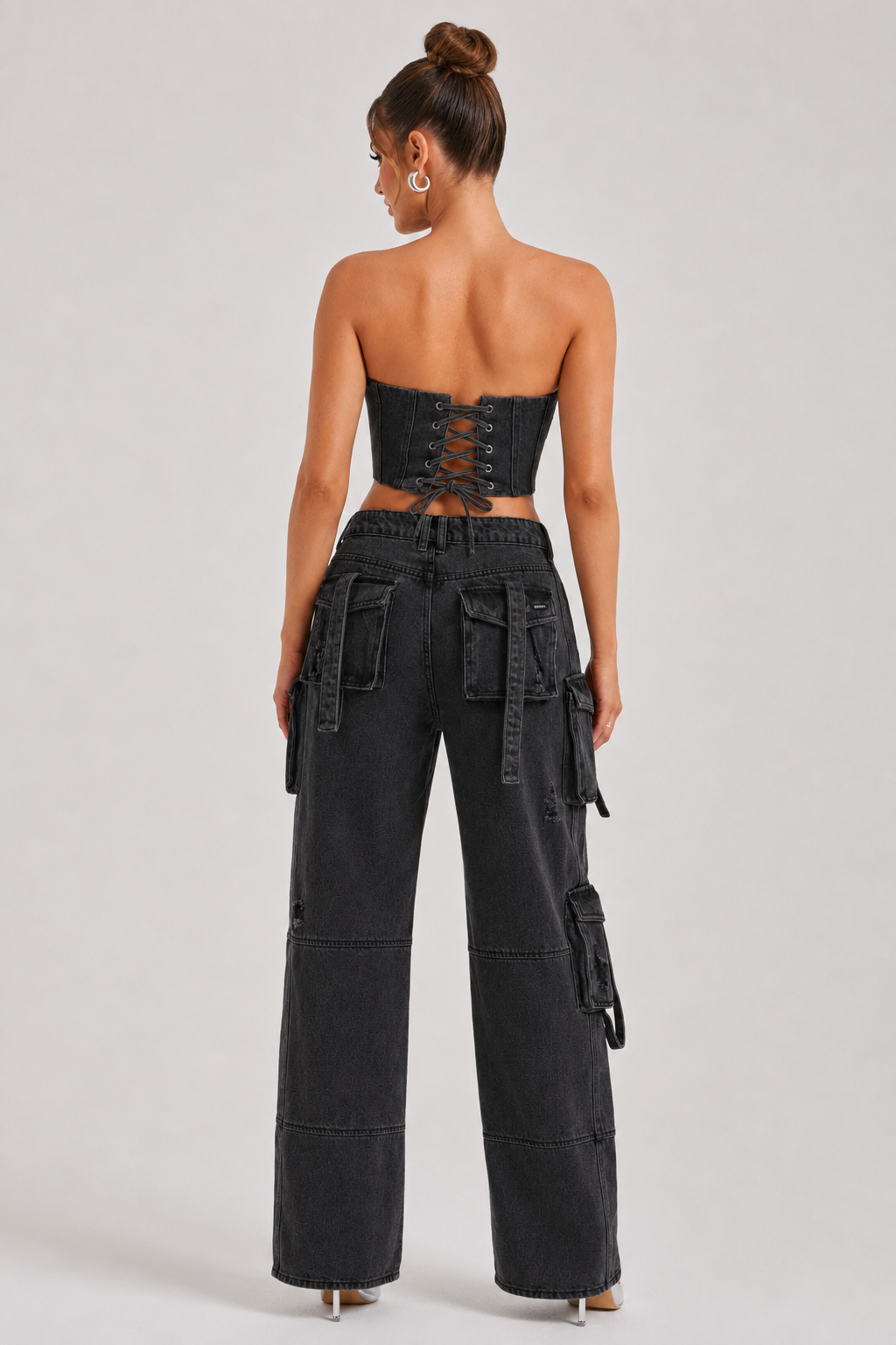 Marlowe – Corset Top & Cargo Trouser Two-Piece Set