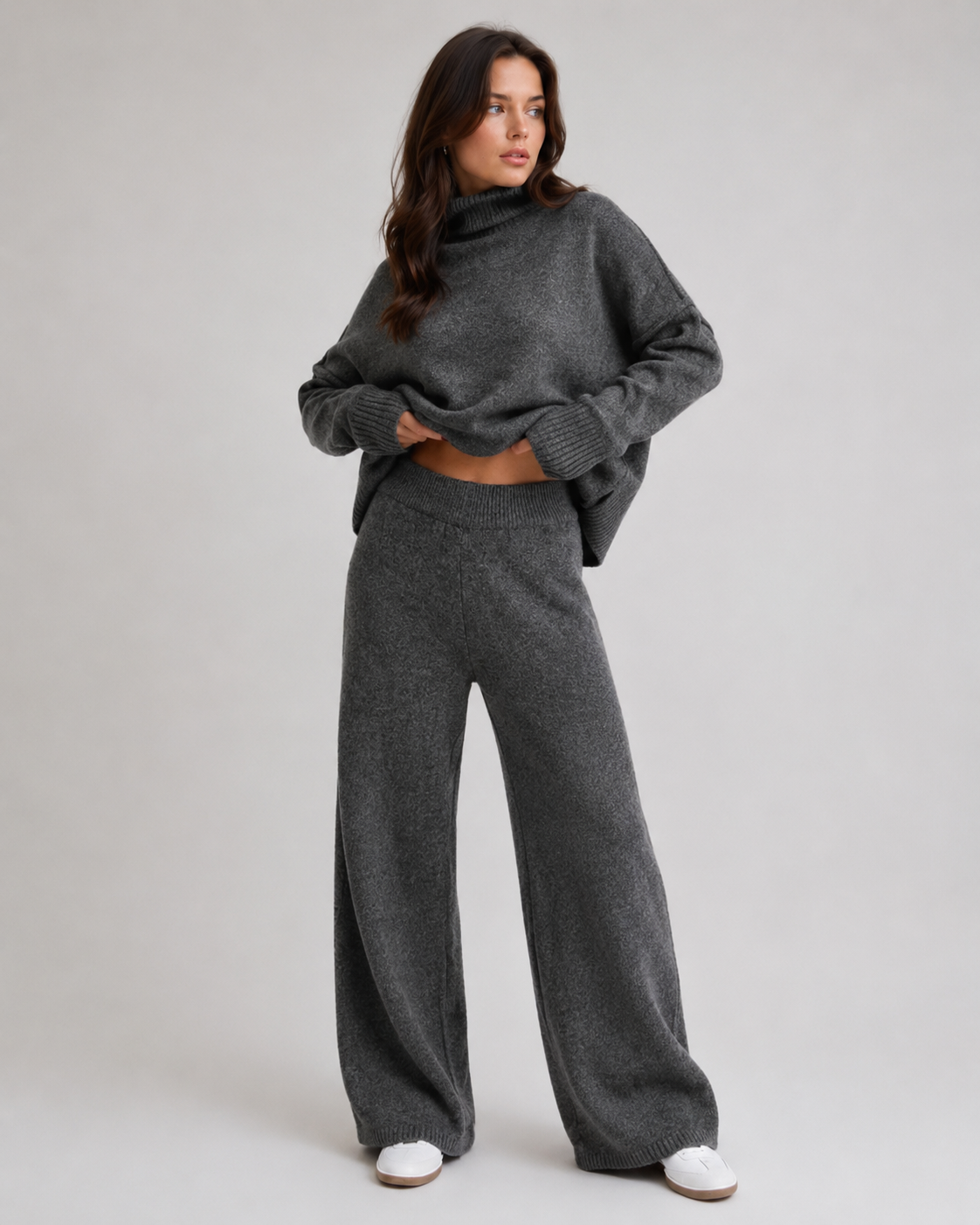 Marisol | Soft Knit Turtleneck Set for Effortless Comfort