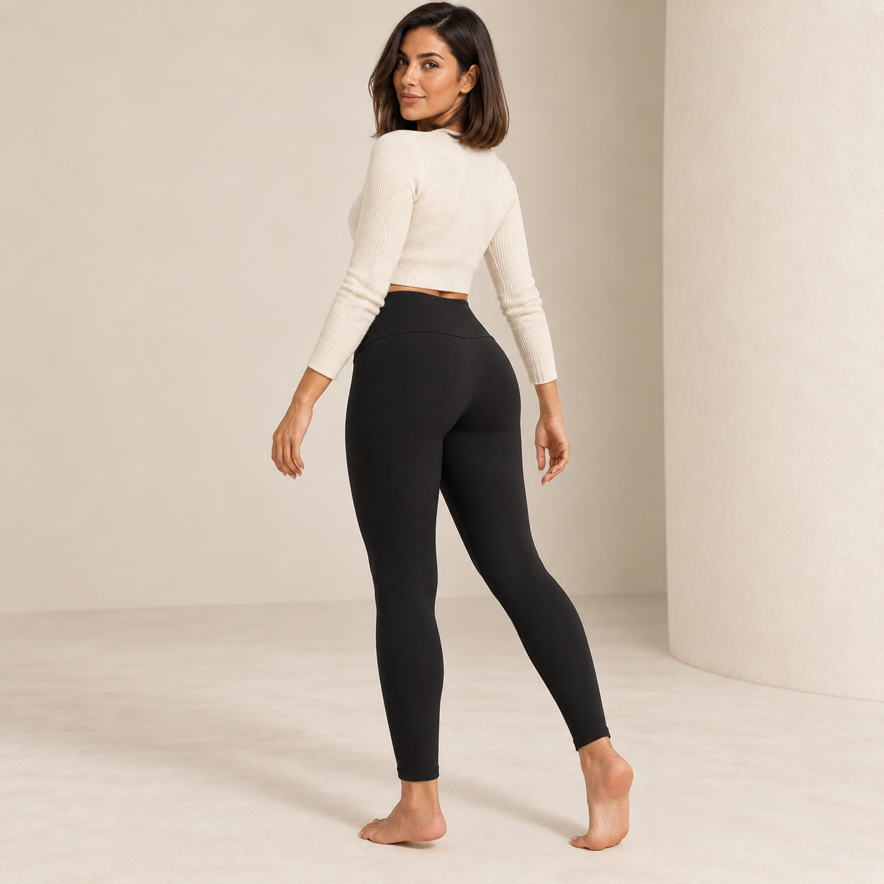 Noémie | Cosy Fleece-Lined Leggings for Women for Cold-Weather Layering