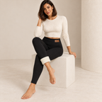 Noémie | Cosy Fleece-Lined Leggings for Women for Cold-Weather Layering
