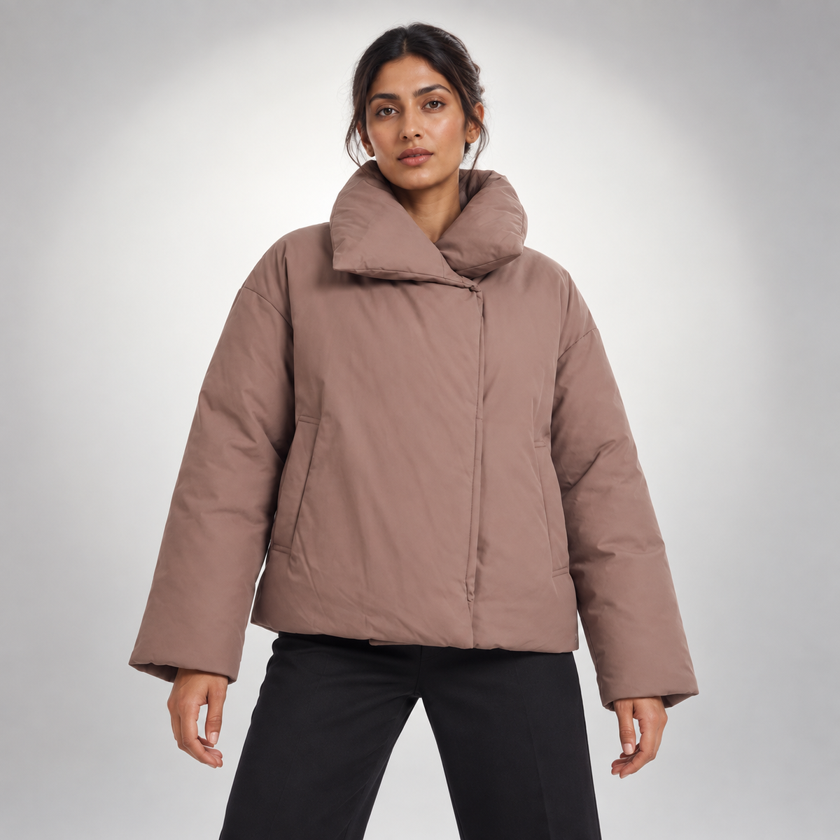 Delphine | Effortless Womens Puffer Coat with Oversized Contemporary Fit