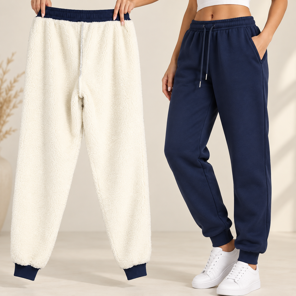 Maren | Fleece-Lined Cuffed Joggers