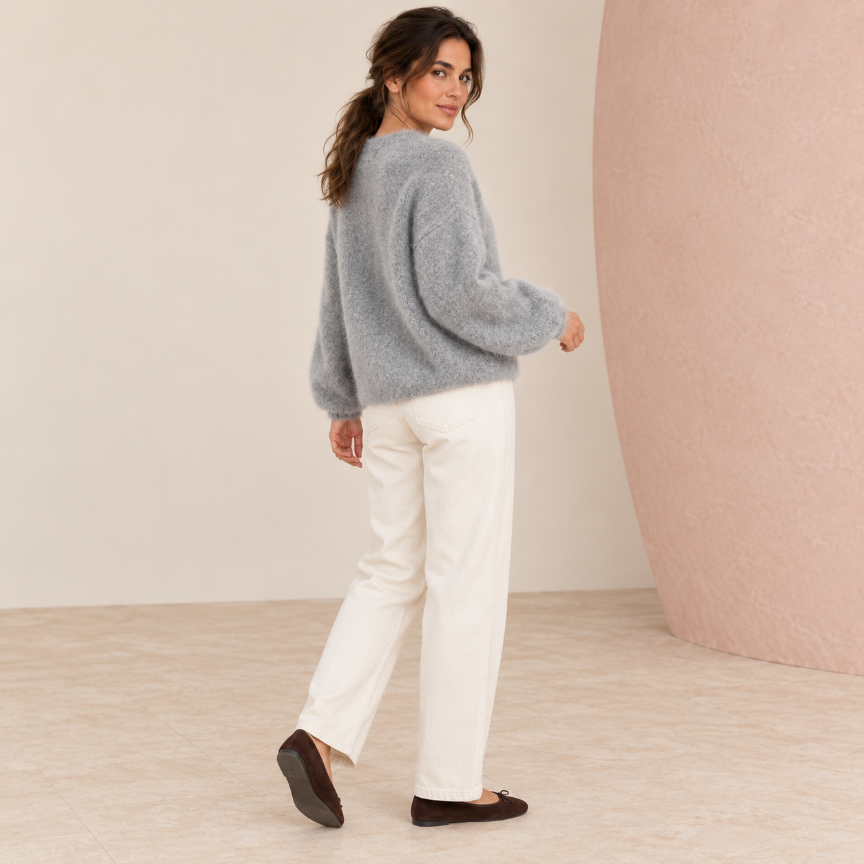 Aveline | Chic Soft Fluffy Colour Jumpers for Women