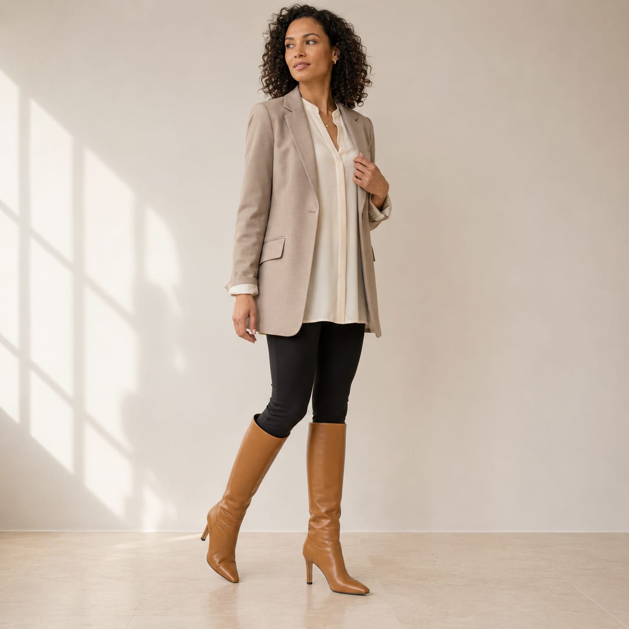 Perpetua | Knee-High Boots with Stiletto Heel