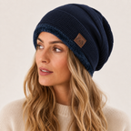 Adalene | Cosy Fleece-Lined Beanie Hat for Women