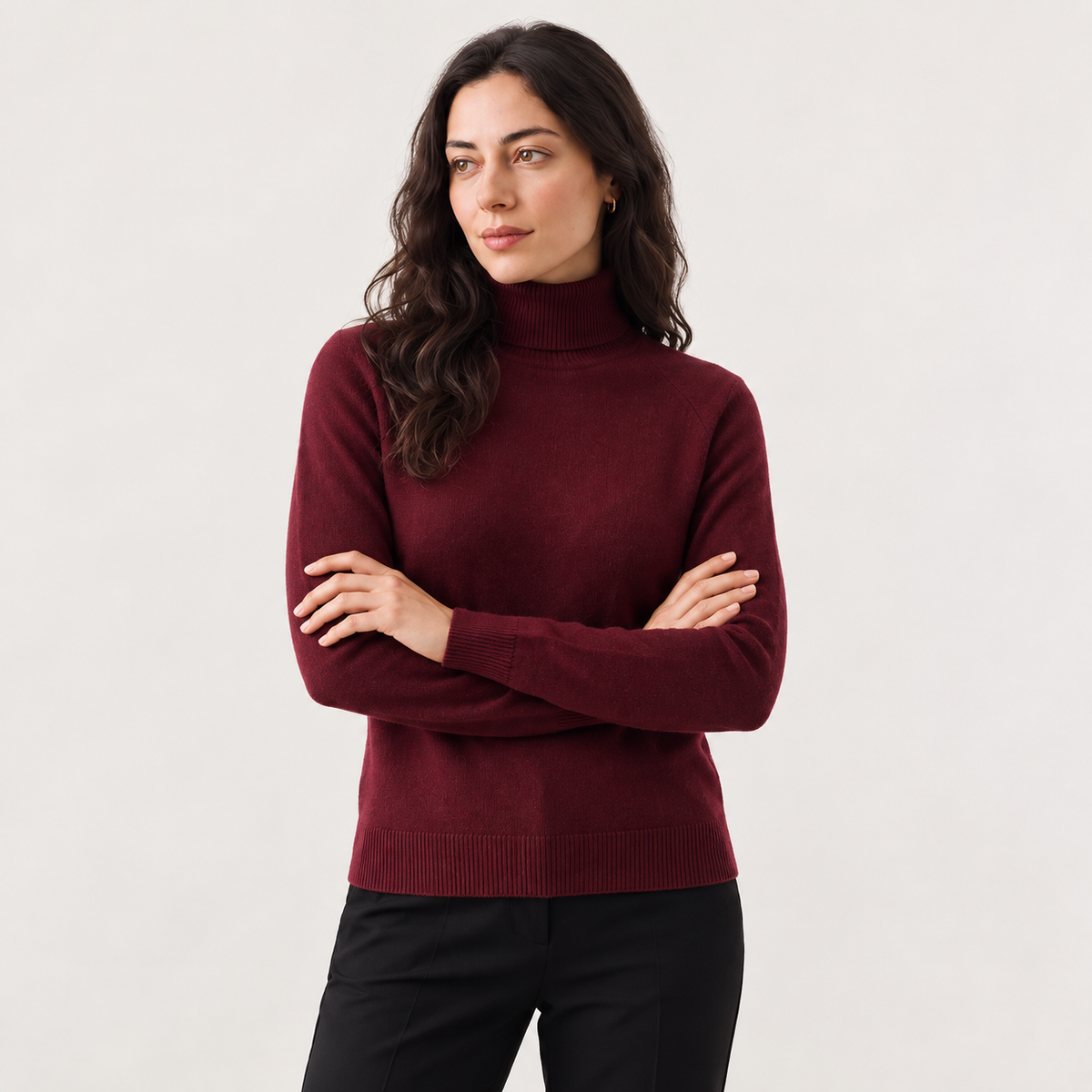 Dianara | Sophisticated Women’s Fine Knit Turtleneck Jumper