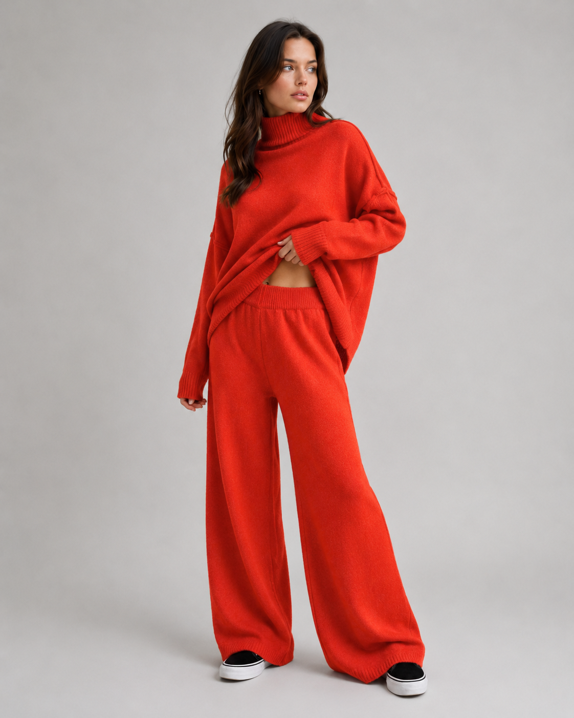 Marisol | Soft Knit Turtleneck Set for Effortless Comfort