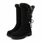 Winona | Fur-Trimmed Knee-High Winter Boots for Women