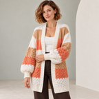 Melisande | Chic Oversized Cardigans for Women with Striped Statement Knit
