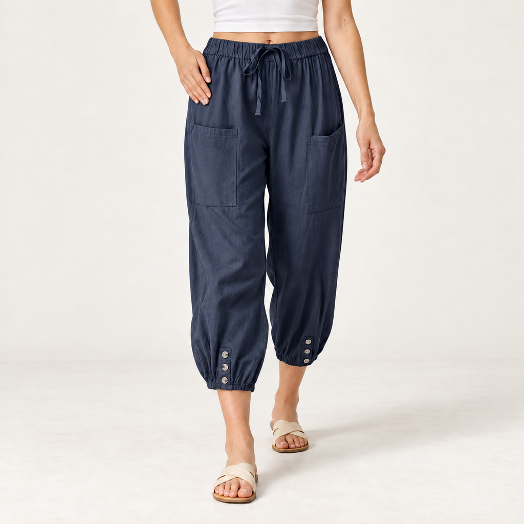 Soleline | Elegant Wide Leg Trousers for Women with Refined Flowing Silhouette