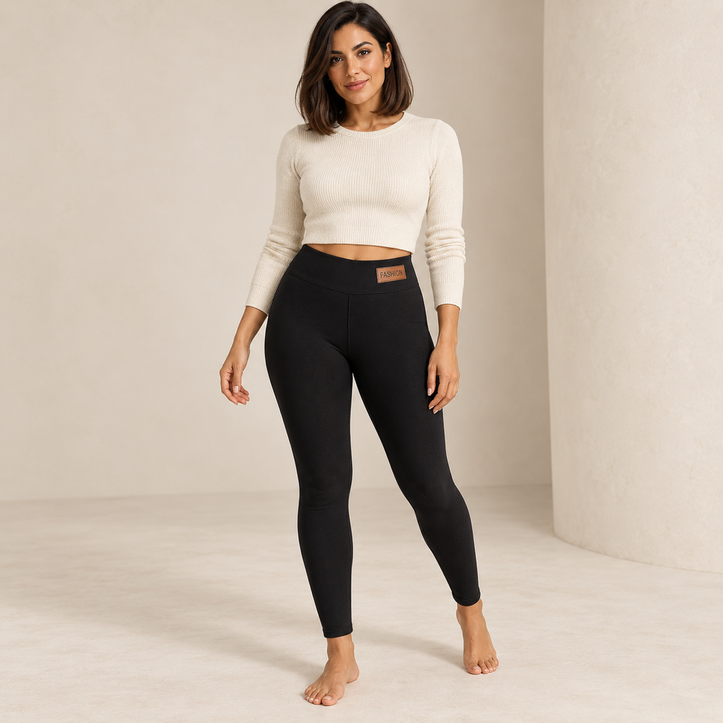 Noémie | Cosy Fleece-Lined Leggings for Women for Cold-Weather Layering