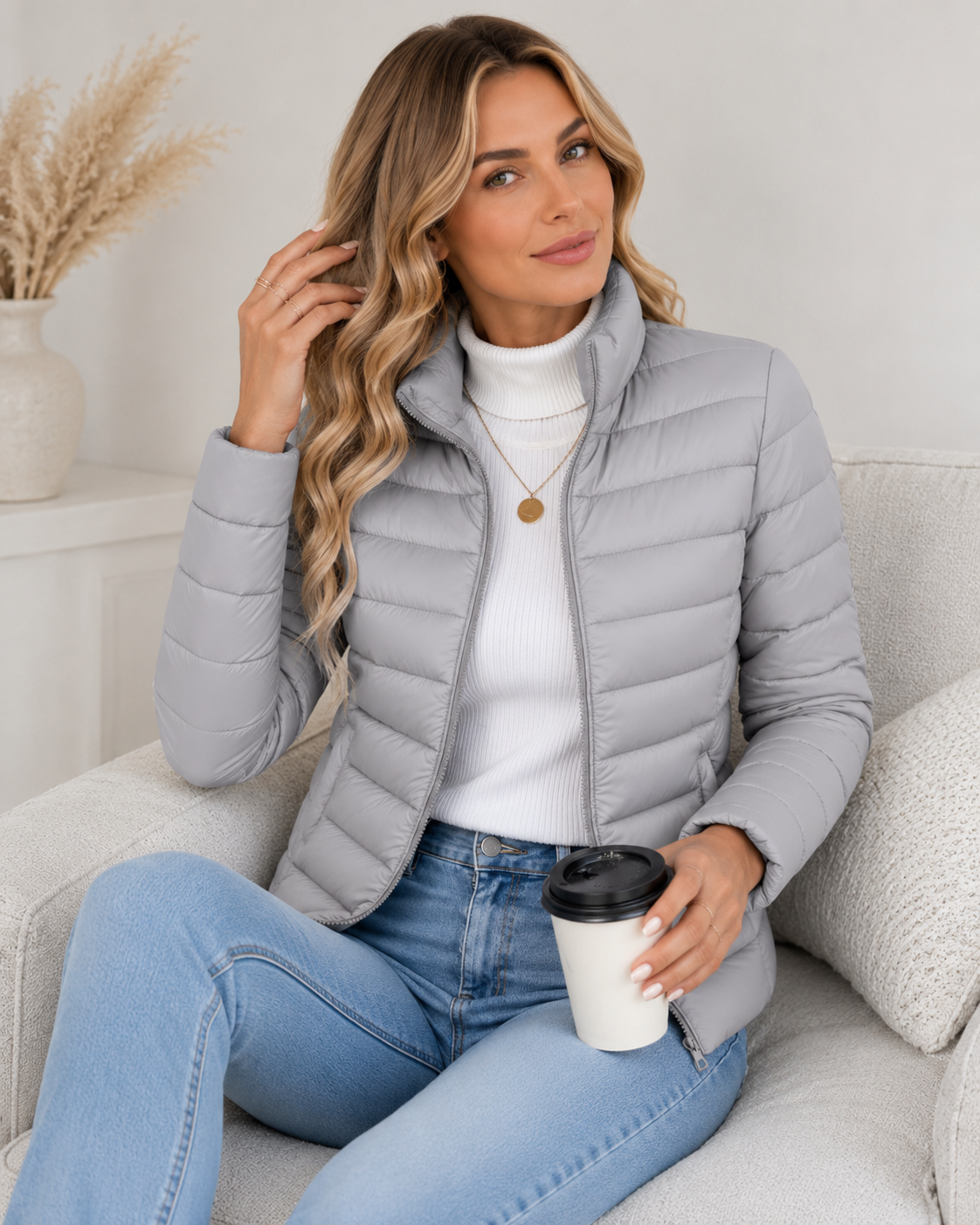 Isadora – Women's Green Lightweight Quilted Jacket