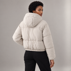 Solene | Chic Cropped Puffer Jackets for Women with Sporty Hooded Finish