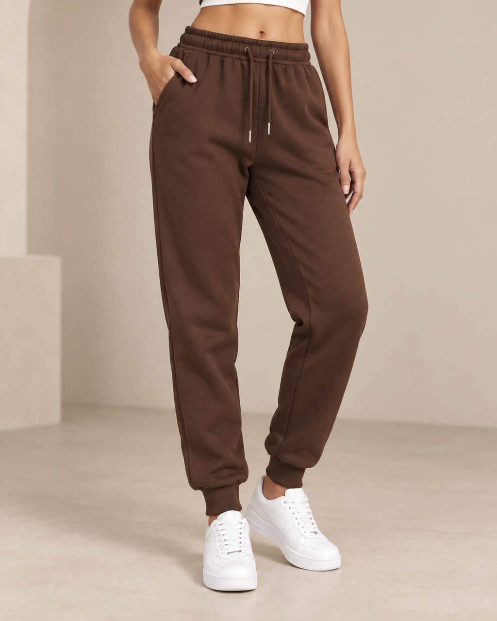 Maren | Fleece-Lined Cuffed Joggers
