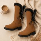 Winona | Fur-Trimmed Knee-High Winter Boots for Women