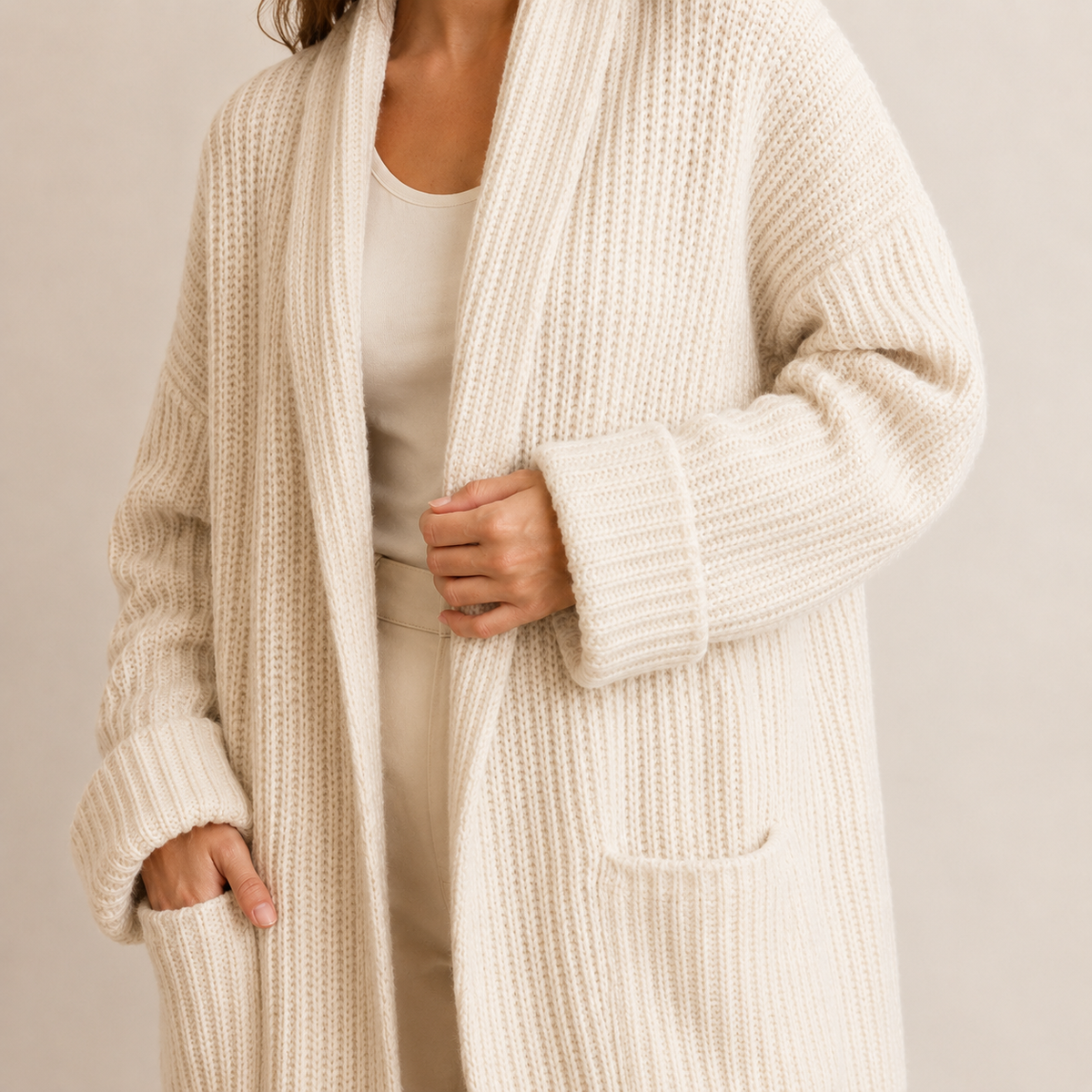 Lisette | Elegant Wrap Cardigan for Women with Relaxed Oversized Fit