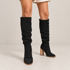 Ismerie | Elegant Over the Knee Boots for Women with Classic Block Heel