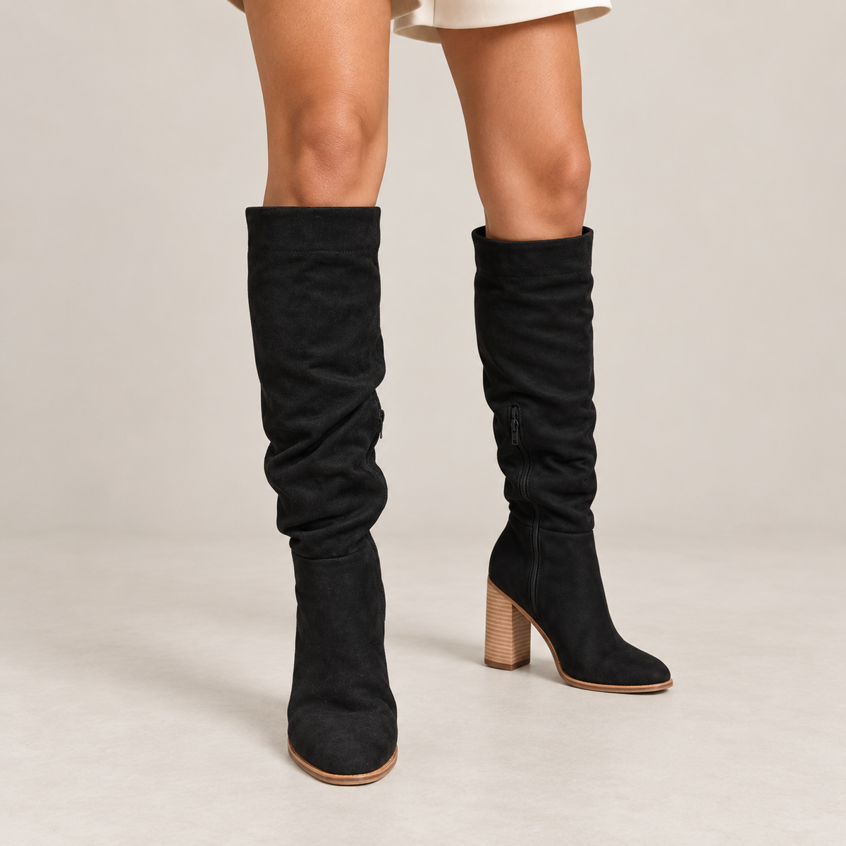 Ismerie | Elegant Over the Knee Boots for Women with Classic Block Heel