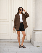 Marceline – Versatile Faux Suede Jacket with Pockets