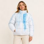 Wilhelmina – Women's Khaki Hooded Puffer Jacket