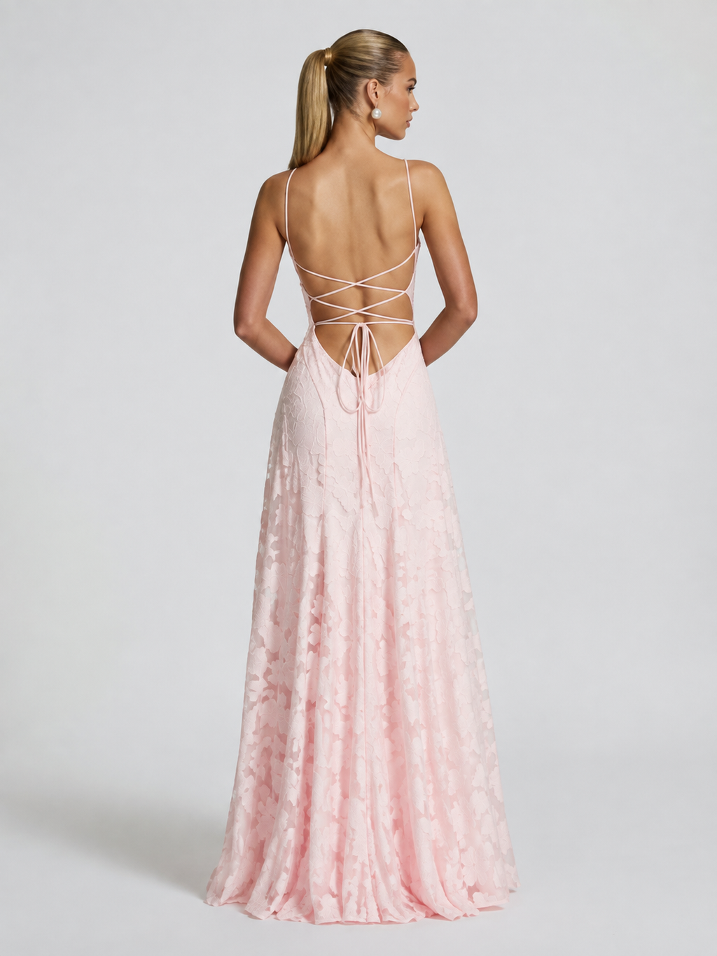 Isadora – Floral Print Maxi Dress with Thin Straps