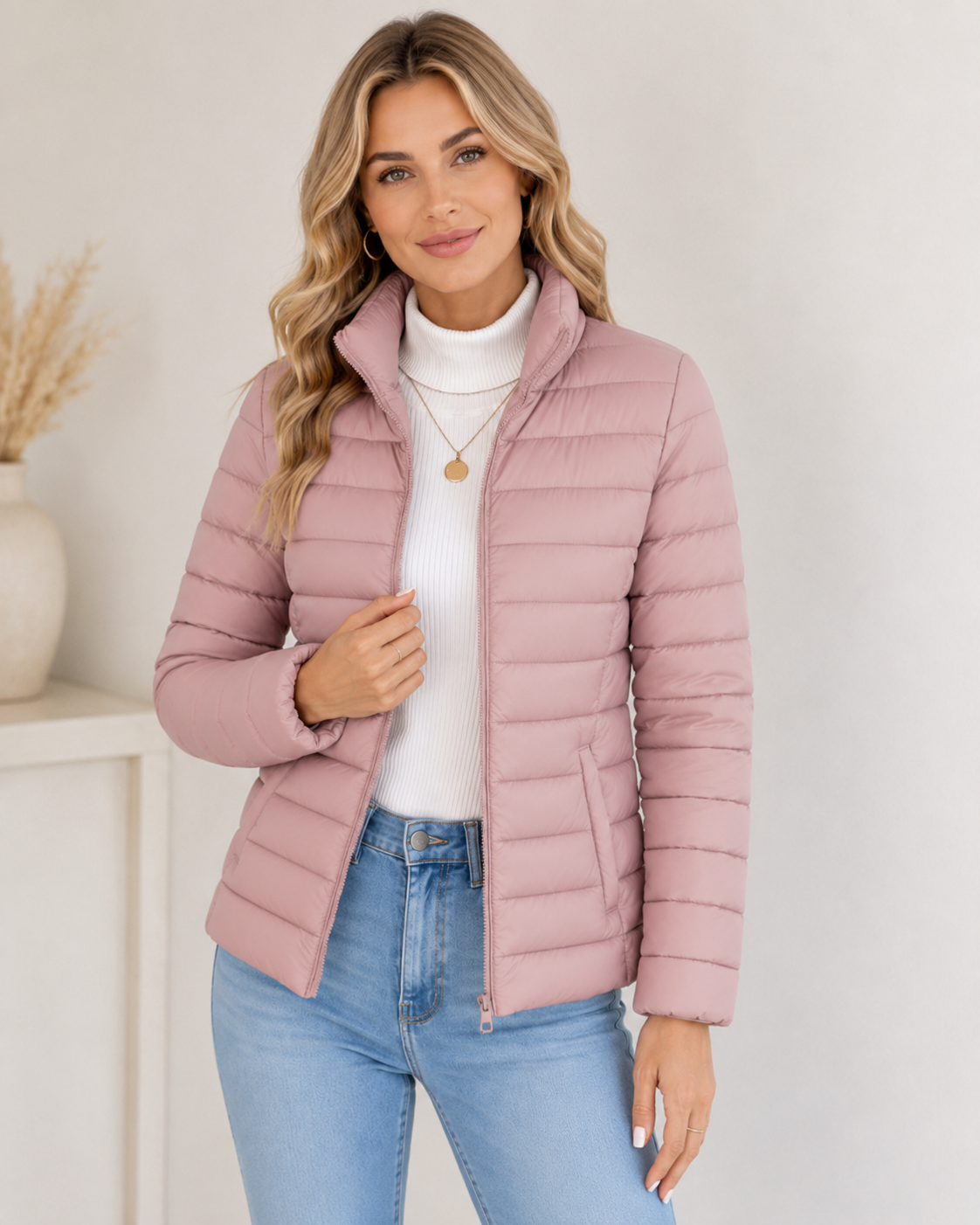 Isadora – Women's Green Lightweight Quilted Jacket