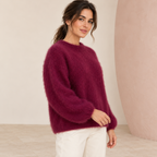 Aveline | Chic Soft Fluffy Colour Jumpers for Women