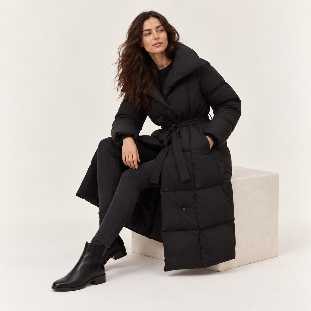 Miralise | Cosy Duvet Coat for Women with Longline Hooded Puffer Shape