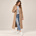 Eleanora | Timeless Long Coat for Women with Refined Minimalist Silhouette