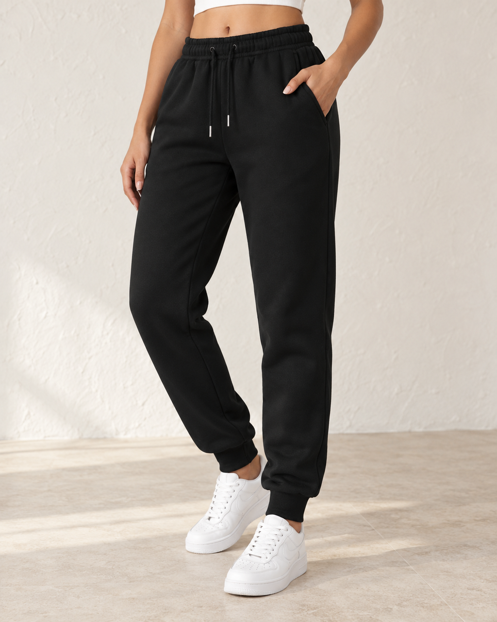 Maren | Fleece-Lined Cuffed Joggers