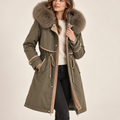 Solenne | Cosy Longline Coat for Women with Hooded Winter Silhouette