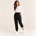 Marivelle | Cosy Fleece-Lined Trousers for Women with Relaxed Straight-Leg Fit
