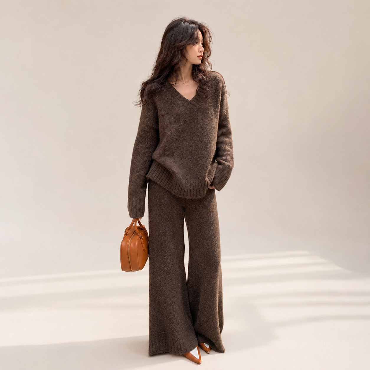 Cassandra | Elegant Knit Two Piece Set for Women