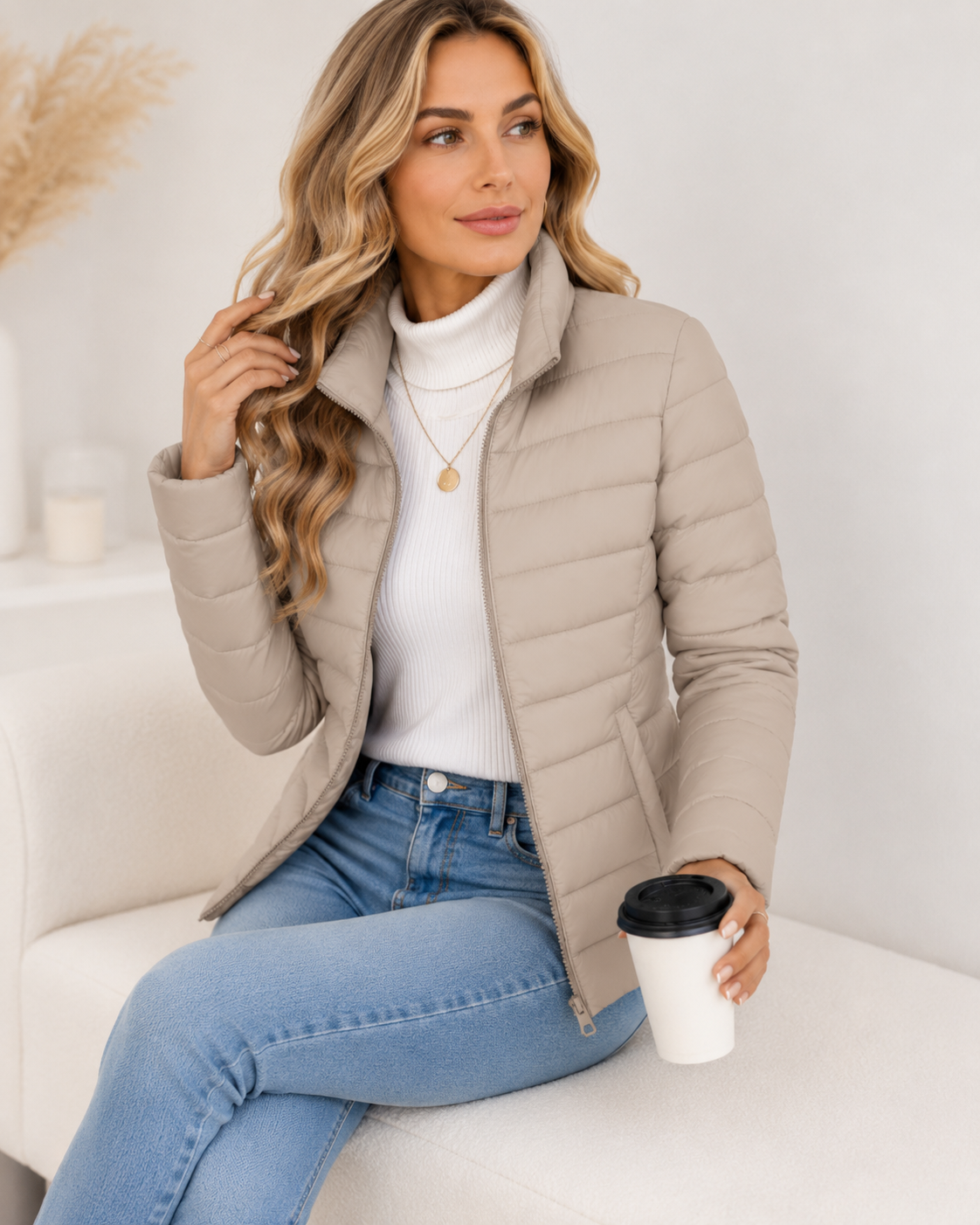 Isadora – Women's Green Lightweight Quilted Jacket
