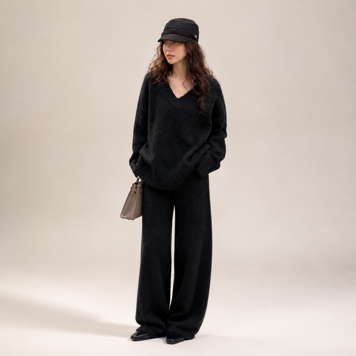 Cassandra | Elegant Knit Two Piece Set for Women