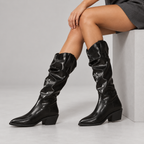 Soleane | Elegant Knee High Boots for Women with Soft Shape & Block Heel