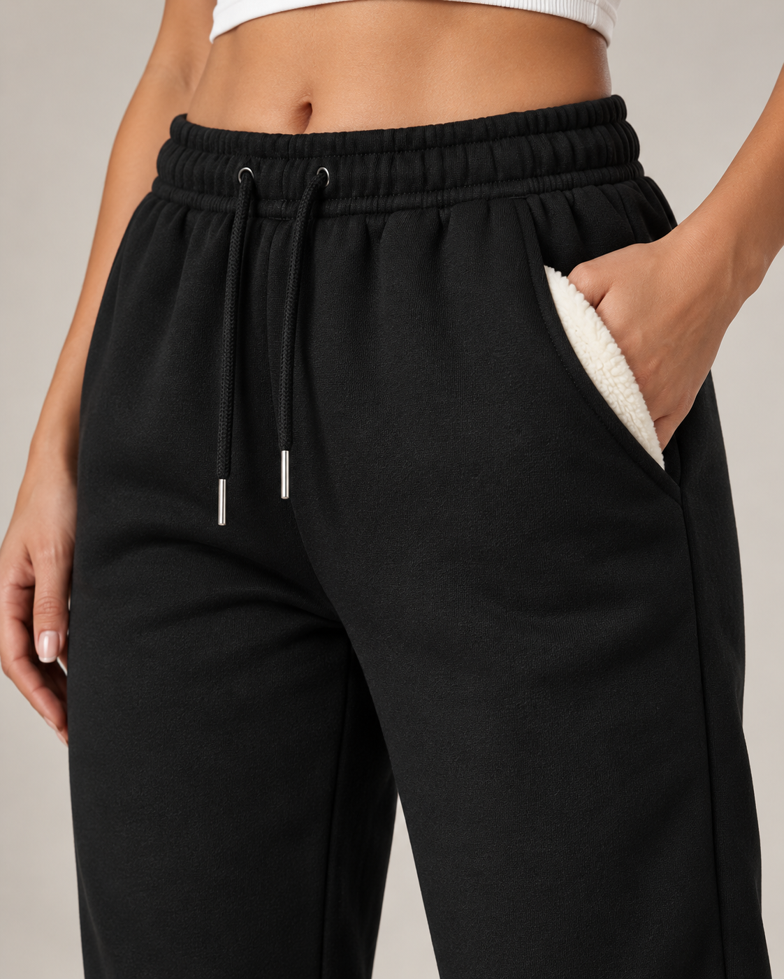 Maren | Fleece-Lined Cuffed Joggers