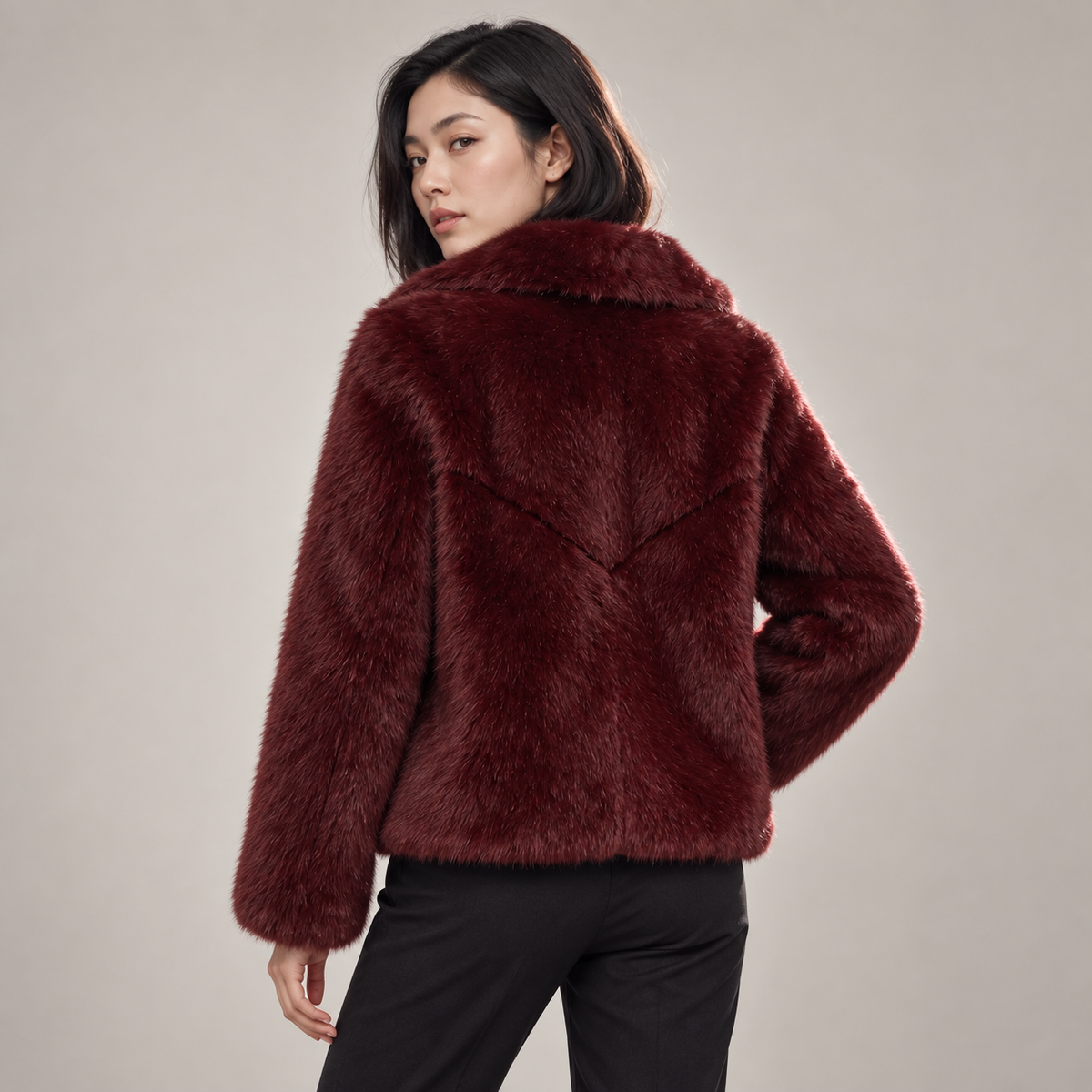 Lucienne | Chic Fur Coat for Women with Plush Statement Texture