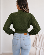 Ottilie | Textured Cropped Jumper for Women