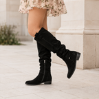 Isadora – Tall Boots with Elegant Low Heel for All-Day Comfort