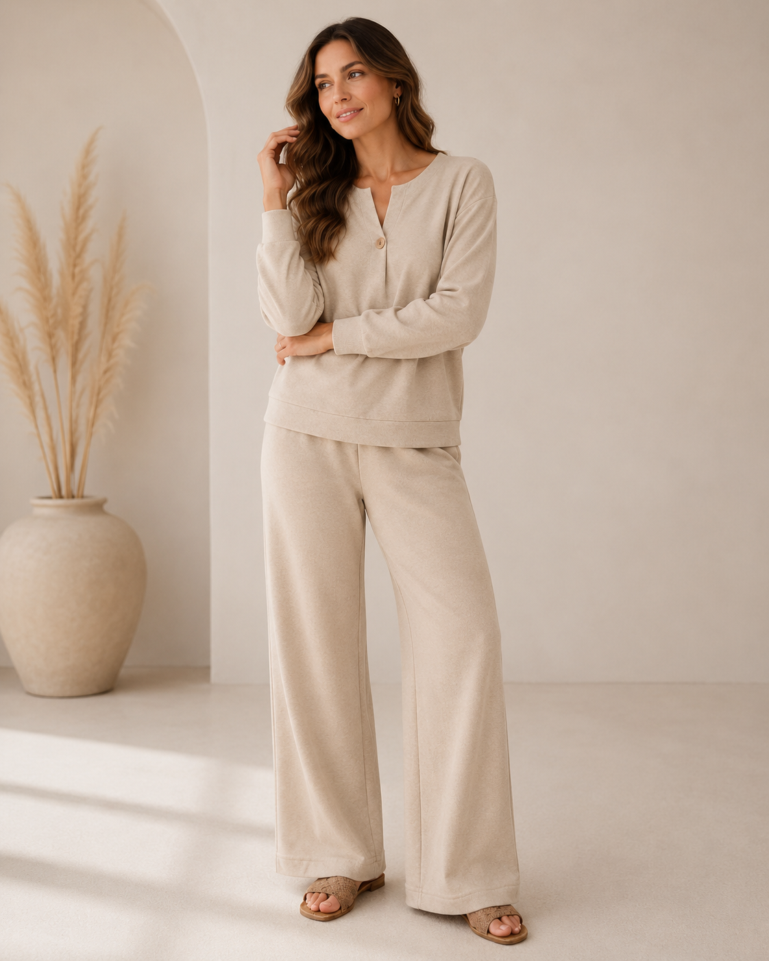 Genevra | Relaxed Two-Piece Lounge Set for Women