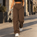 Romy | Wide Leg Cargo Trousers