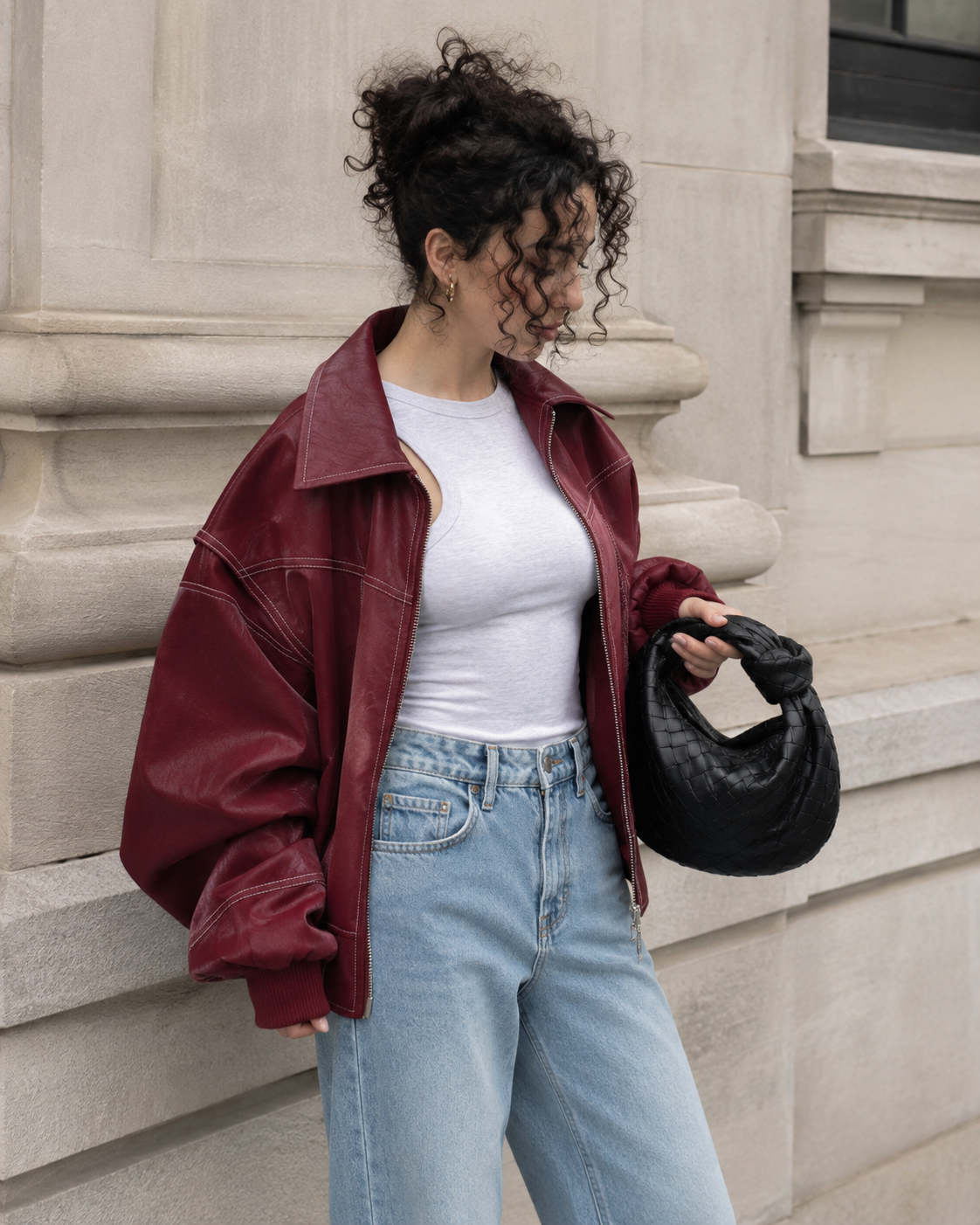 Théodora – Oversized Bomber for Effortless City Style