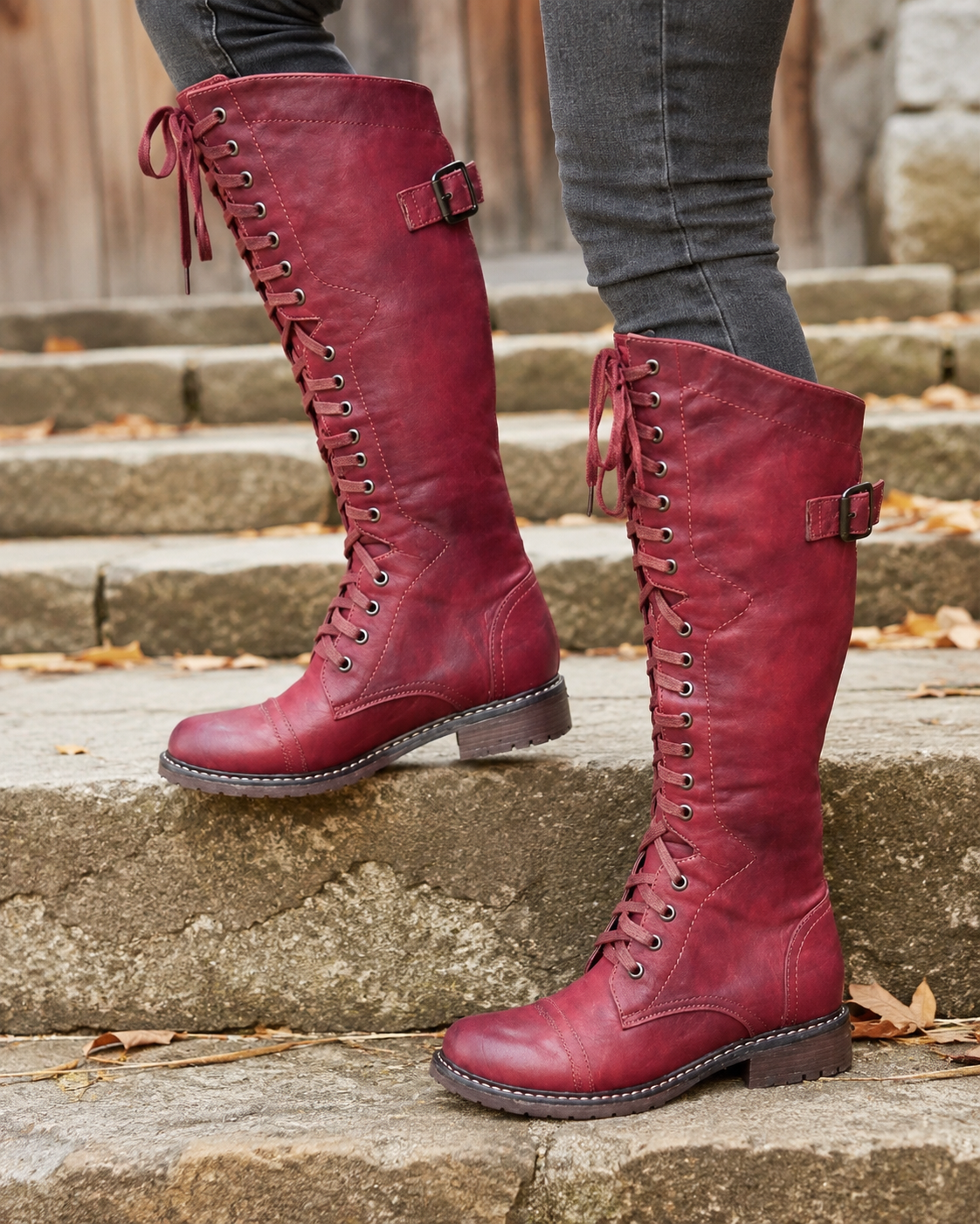 Bellamy | Tall Lace-Up Riding Boots for Women