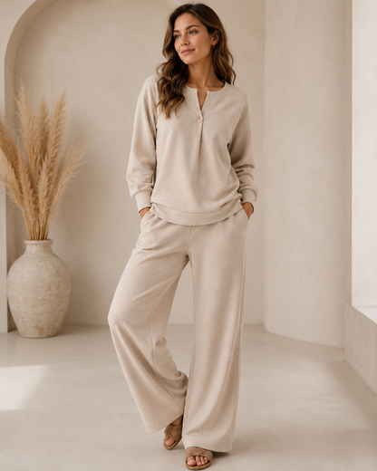 Genevra | Relaxed Two-Piece Lounge Set for Women