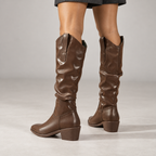 Soleane | Elegant Knee High Boots for Women with Soft Shape & Block Heel